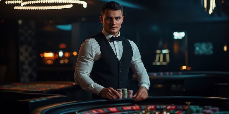 Meja blackjack live dengan dealer profesional